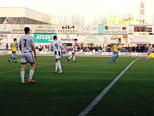 Club Futbol Amposta : 1r. EQUIP : Jornada 19 SEGONA CATALANA GRUP 6. Diumenge 22 de febrer  CF AMPOSTA 1 - CF LA S�NIA  1